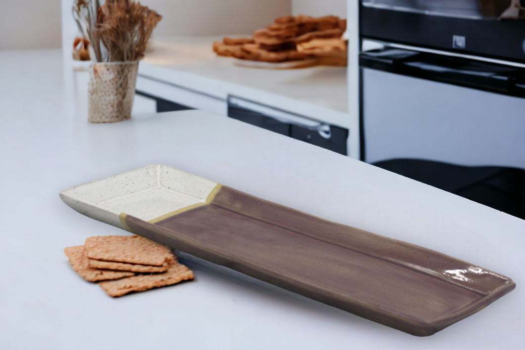 Speckled Platter- Lavender/rectangular